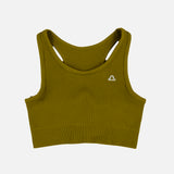 Brassiere sans couture olive