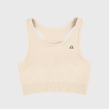 Brassiere sans couture kaki