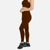 Legging sans couture coffee