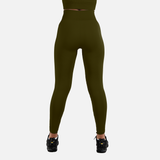 Legging sans couture olive