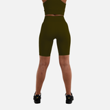 Short sans couture olive