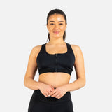Brassiere avec fermeture eclair