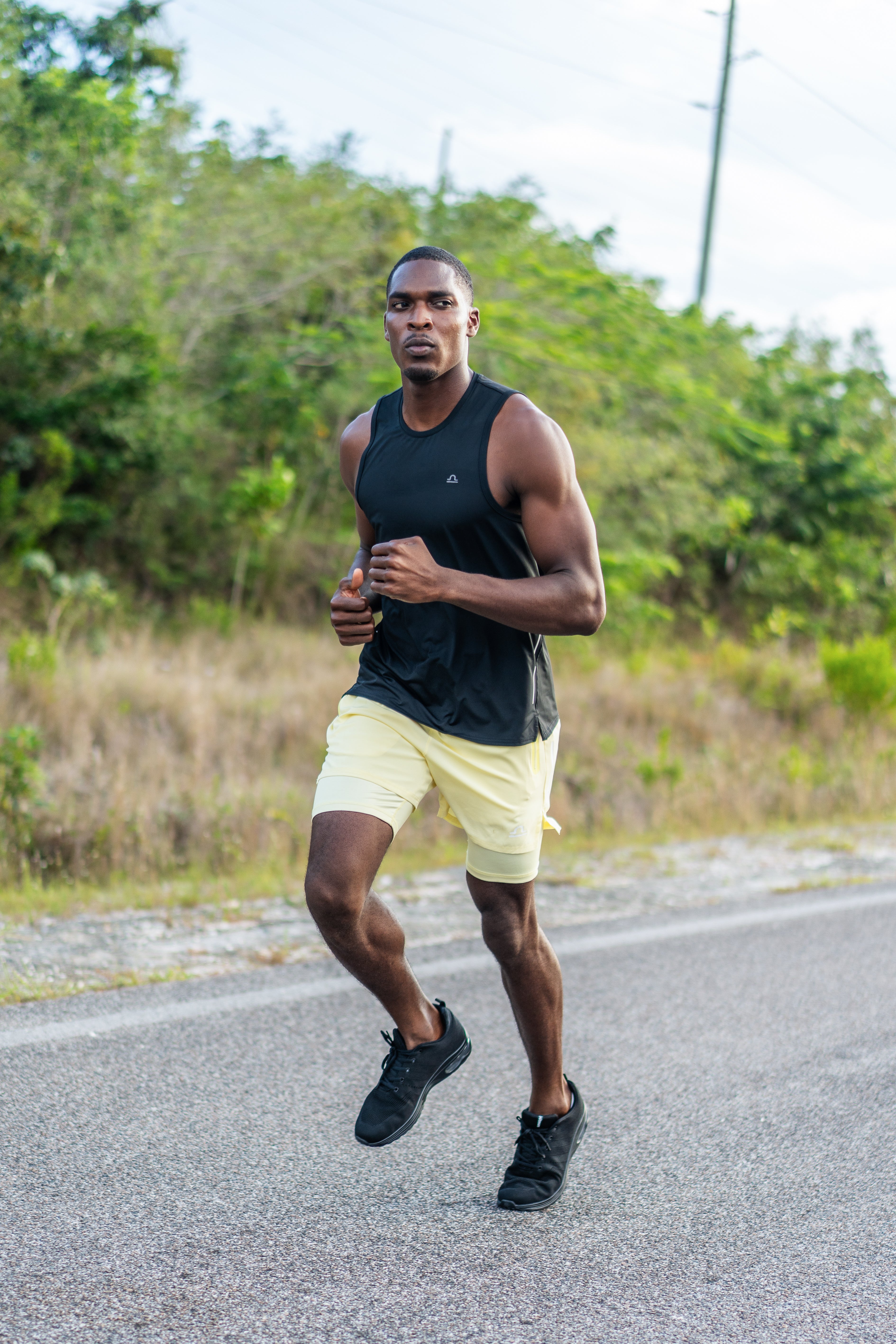 Short Running Réflechissant Double Épaisseur