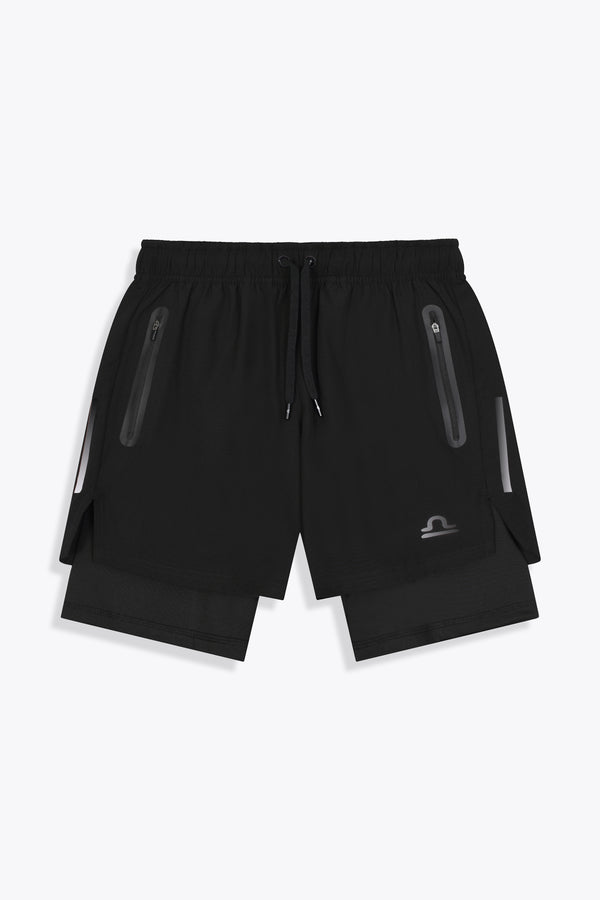 Short Running Réflechissant Double Épaisseur