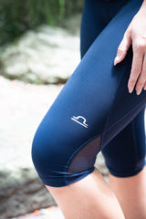 Mesh Crop Pants with Pockets