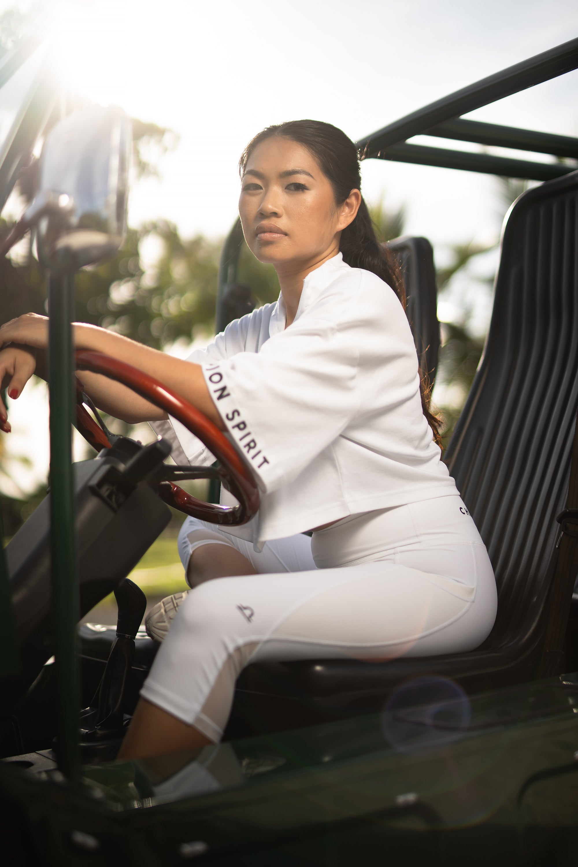 Pantacourt Crop Mesh