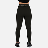 Legging avec mollets en maille noir