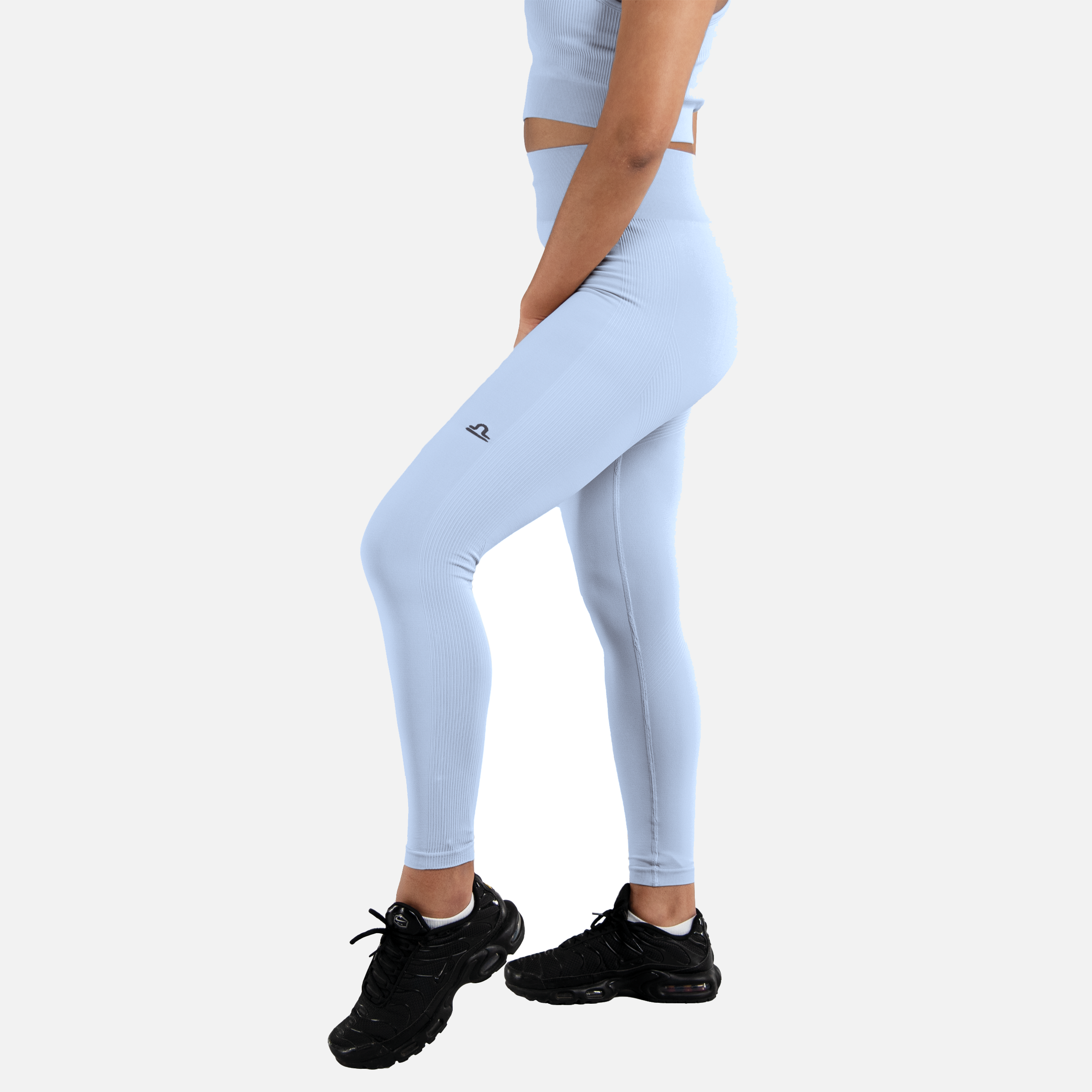 Legging sans couture acid blue