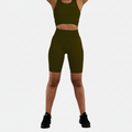 Short sans couture olive