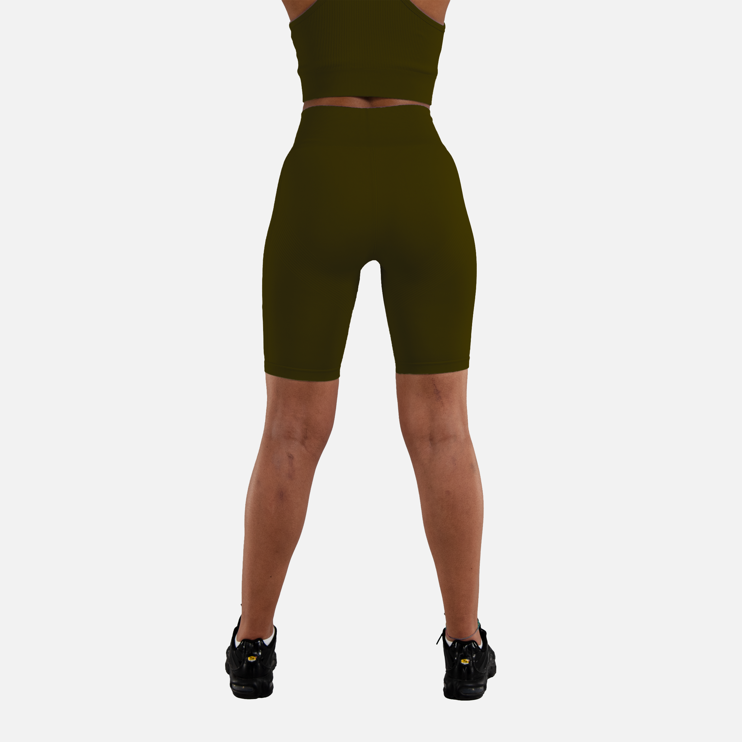 Short sans couture olive