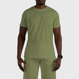 T-Shirt en coton biologique vert gris