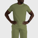 T-Shirt en coton biologique vert gris