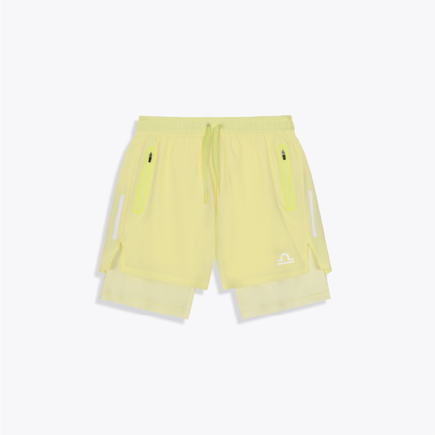 Short Running Réflechissant Double Épaisseur