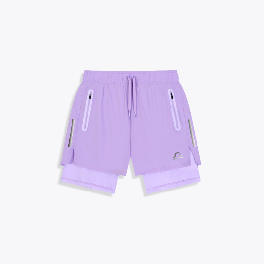 Short Running Réflechissant Double Épaisseur