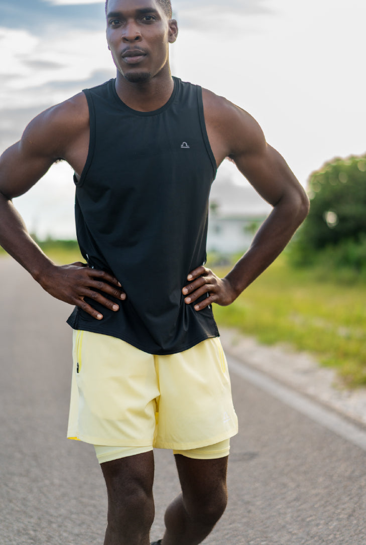 Short Running Réflechissant Double Épaisseur