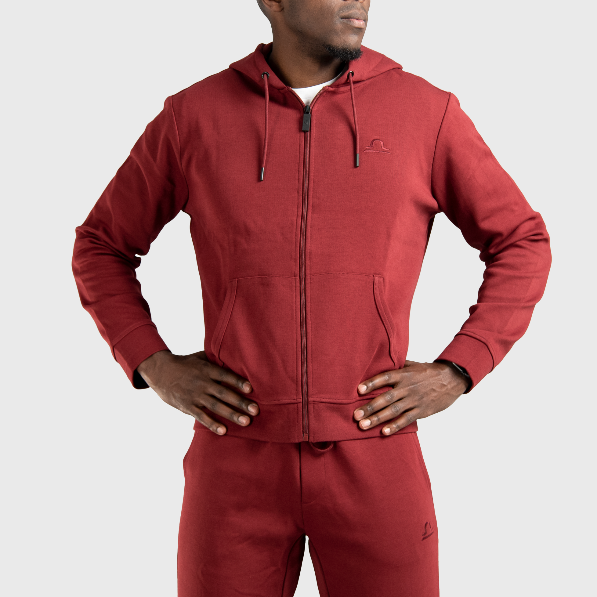sweat-capuche-homewear-burgundy