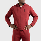 sweat-capuche-homewear-burgundy