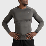 T-Shirt Running a manches longues gris