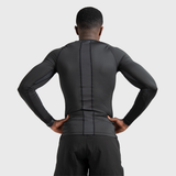 T-Shirt Running a manches longues noir dos
